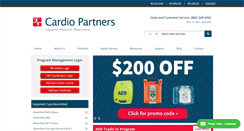 Desktop Screenshot of cardiopartners.com